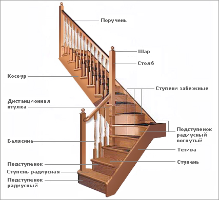 Какие бывают лестницы